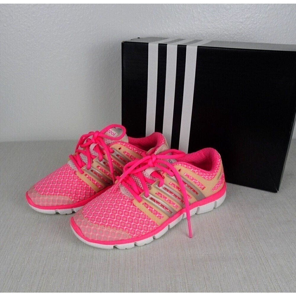 ADIDAS Climacool Running Athletic Sneakers Shoes Crazy Pink White Women's 6